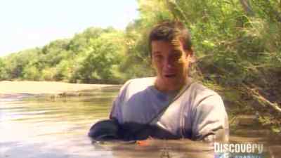 And geito out of this is to stop fighting - Man vs. Wild