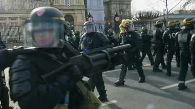 And you get Emmanuel Macron
trying to defend himself - The Monopoly of Violence