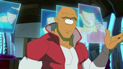 And get this.
After they fought, his dad left. - Invincible