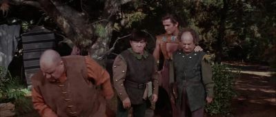 And you get those bottles filled you mangy floor mop - Snow White and the Three Stooges