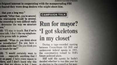 And when Gil Hill ran for mayor, - White Boy