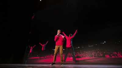 And we go back on for our encore,
and we play "Sabotage." - Beastie Boys Story