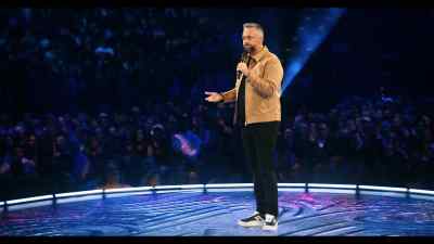 And he goes,
"I'm going to do a wake-up call." - Your Friend, Nate Bargatze