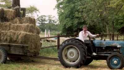And we had this old
World War II style trailer - Midnight Oil: The Hardest Line