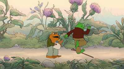And my hands are free to point at things.
Like that, and that, and... - Frog and Toad