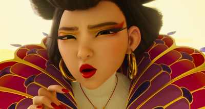 And you have a rogue eyebrow right... - Over the Moon