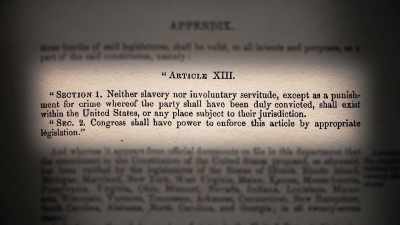 And so he is determined
that this amendment - Abraham Lincoln