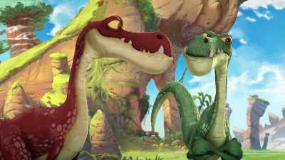 And if he doesn't listen to you,
why should we? - Gigantosaurus