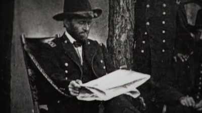And so he finds a way,
secretly, at night, - Grant