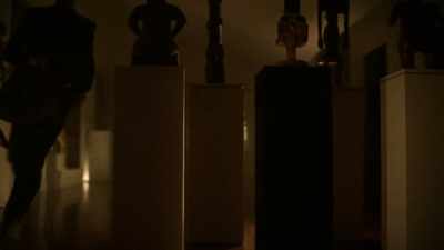 And so he grabs
all of his stuff. - History's Greatest Heists with Pierce Brosnan