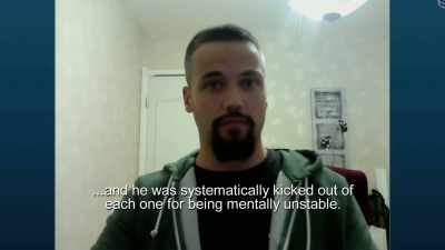 And he was systematically kicked out of each one - Heval