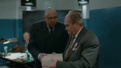 And here if a gift, a radio. This is from the staff. - DAU. Degeneration
