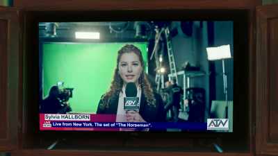 And here we are on the set ofThe Horseman, - Cassino in Ischia