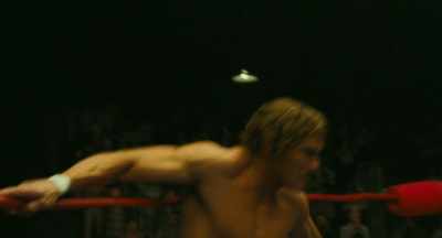 And here he comes
off the ropes.
And a big splash. - The Iron Claw