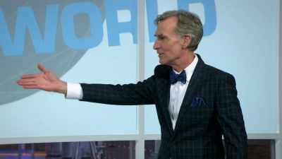And here to help me is our guest,
Tim Gunn from Project Runway. - Bill Nye Saves the World
