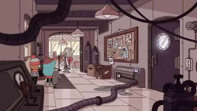 And here, of course,
is the studio where I-- - Hilda