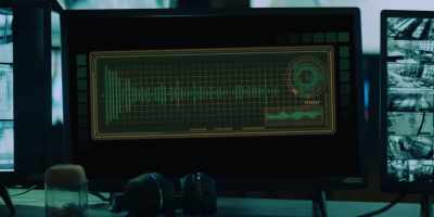 And here is the audio waveform
visualizer, or awv. - Wire Room