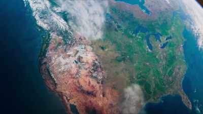 And here, with no mountains to block it, - Seven Worlds, One Planet