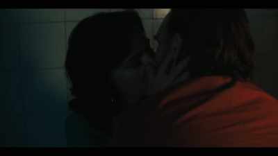 And here's a real kiss. - Jett