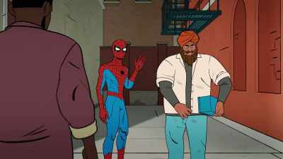 -And here's your... your...
-[people chattering] - Your Friendly Neighborhood Spider-Man