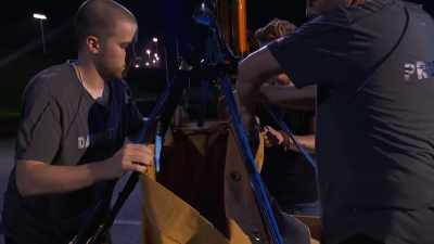 And he's being placed
into a mailbag, - America's Got Talent: Extreme