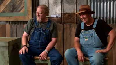 And he's over here
struggling to put - Moonshiners: Master Distiller
