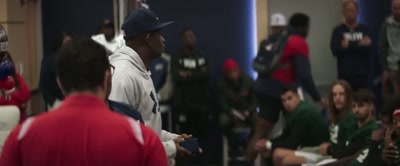 And for him to talk to me about the things
he wanted to do before he got here, - Coach Prime