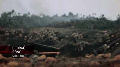 And we hit something down there. - The Pacific War in Color