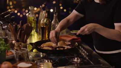 And hold some back to
sprinkle on later but... ah! - Nigella: At My Table