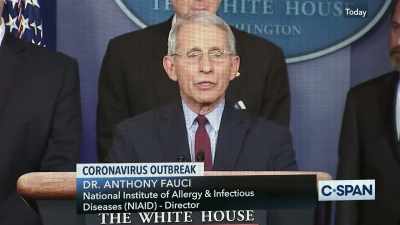 And how aggressive he was - Thank You Dr. Fauci