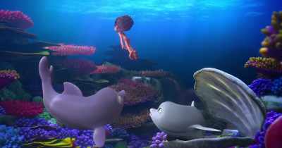 - And how could you hide
all this from me, Mom? - Dolphin Boy