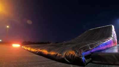- And how fast will you be
going when you hit that ramp? - America's Got Talent: Extreme