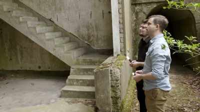 And how many people are working
in this particular part - Secret Nazi Ruins
