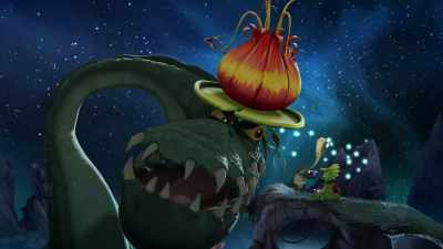And how was your tea, Baron Von Bluey? - Gigantosaurus