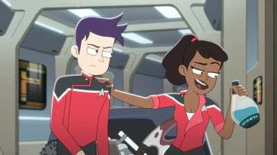 And I bet you thought
it was going to be green, - Star Trek: Lower Decks