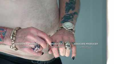 And I bought some Indian ink.
I did that myself. - Biography: The Nine Lives of Ozzy Osbourne