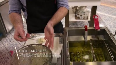 And I can make rapini
and blue cheese fritters. - Cook at all Costs