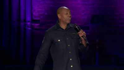 And I can't believe he did this.
He shocked a Baltimore crowd. - Dave Chappelle: The Dreamer