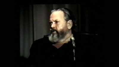 And I couldn't bear for him
to submit to death as he does in Kafka, - The Eyes of Orson Welles