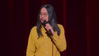 And I found out
that my balls are trying to leave. - Sheng Wang: Sweet and Juicy