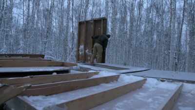 And if I get a real bad storm
while the structure of this - Life Below Zero: Next Generation