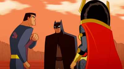 And I... (GRUNTS) Broke my leg. - Justice League Action