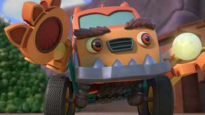 And I have the perfect way to celebrate. - Mighty Monsterwheelies