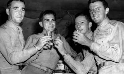 And I was having my usual Scotch
and felt this tap on my shoulder - The Bloody Hundredth