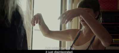 And while I held it up
it just disintegrated. - The Most Beautiful Boy in the World