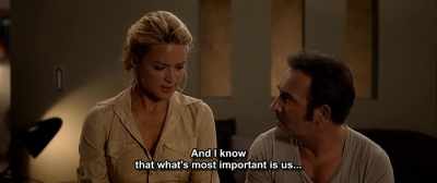 And I know
that what's most important is us... - Up for Love