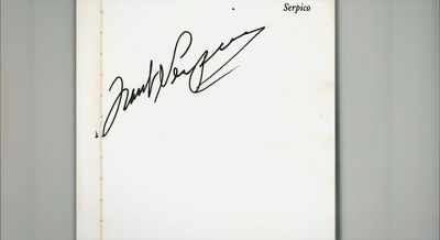 And I look on his desk - Frank Serpico