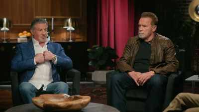 And, I mean,
as soon as I saw him, - Arnold & Sly: Rivals, Friends, Icons