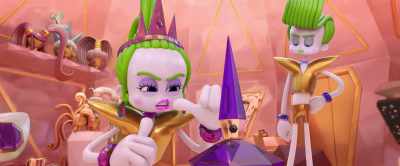 And when I met you,
you were literally - Trolls Band Together