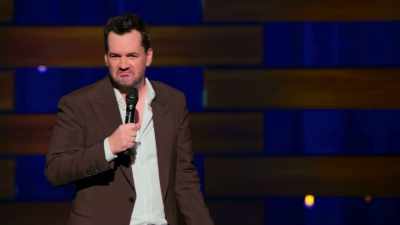 And I pointed at my wife's stomach, - Jim Jefferies: High n' Dry